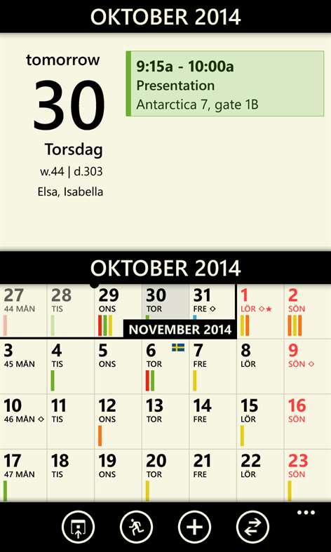 Chronos Calendar UWP Screenshots 1