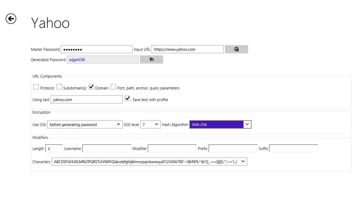 #3. PasswordMaker Modern (Windows) 由: Graham Benton
