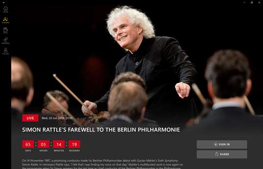 Digital Concert Hall screenshot 5