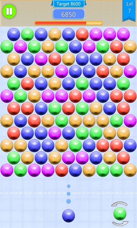 #7. Bubble Shooter Delight (Windows) 게시자: G Soft Team