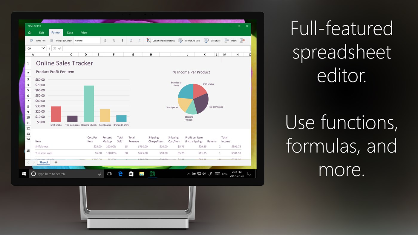 #2. XLS Edit Pro (Windows) Bởi: Ballard App Craftery