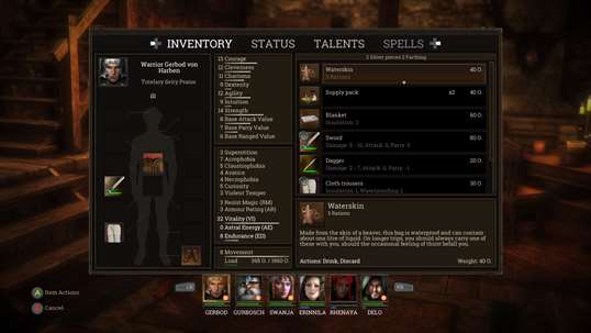 Realms of Arkania: Blade of Destiny screenshot 8