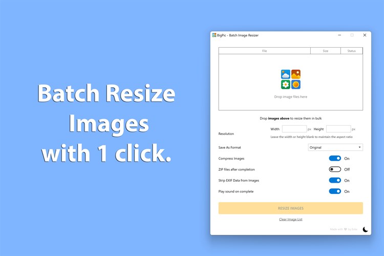 Batch Image Resize - PC - (Windows)