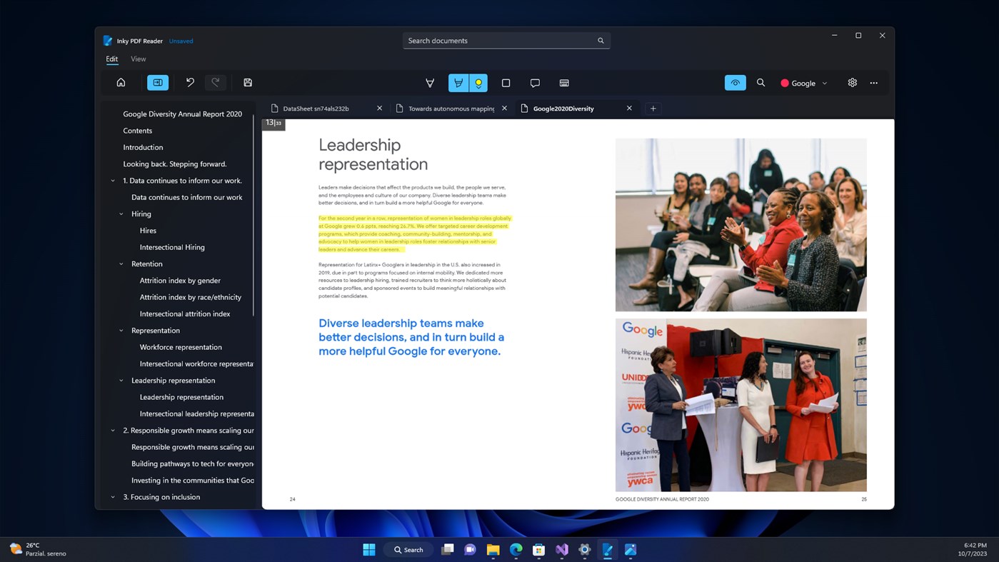#1. Inky - PDF Reader & Editor & Converter (Windows) 게시자: Andrea Del Bello