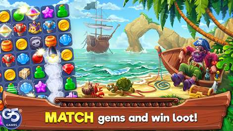 Pirates & Pearls™: A Treasure Matching Puzzle Screenshots 1