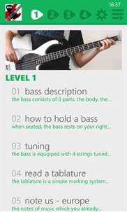 Bass Lessons Beginners LITE screenshot 4