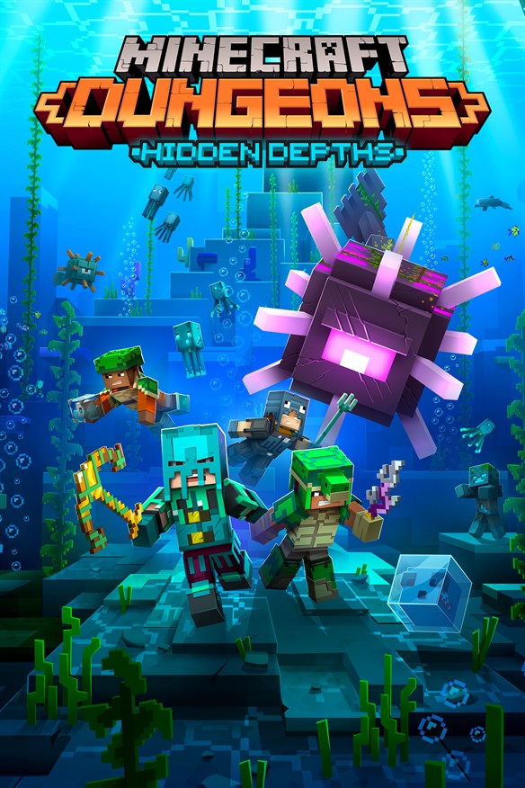 Minecraft Dungeons: Hidden Depths for Windows Xbox Series X|S and Xbox One cover art