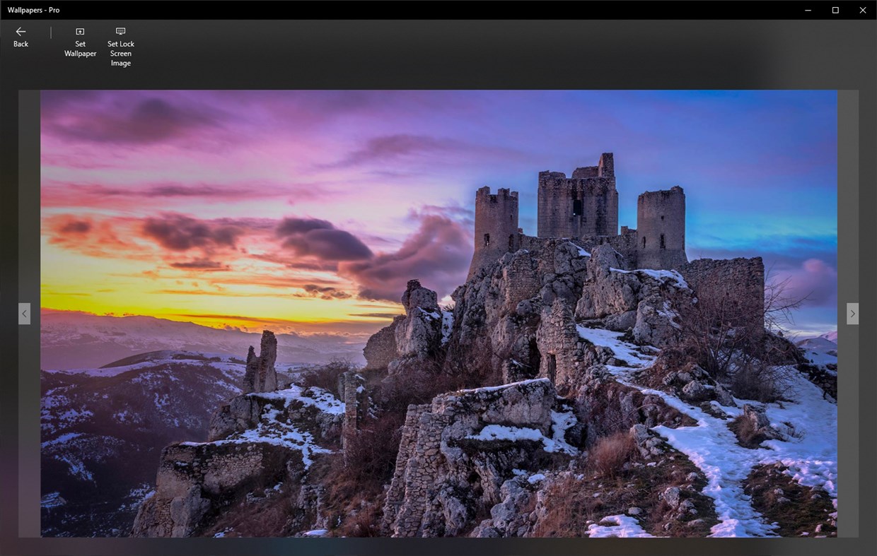 #3. Wallpapers Pro (Windows) Ved: Roberto Baruffa - Pro