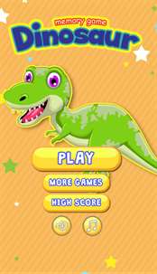 Dinosaur Memory Game screenshot 1