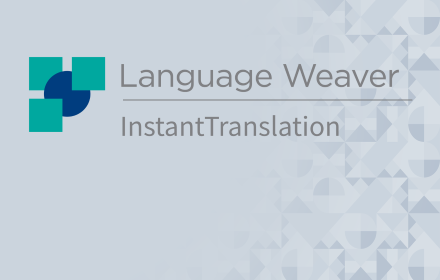 Language Weaver Instant Translation small promo image