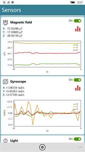 Sensors Test screenshot 3