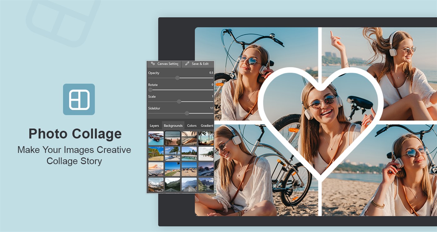 #2. Blend Collage Photo Editor (Windows) Podle: Queenloft