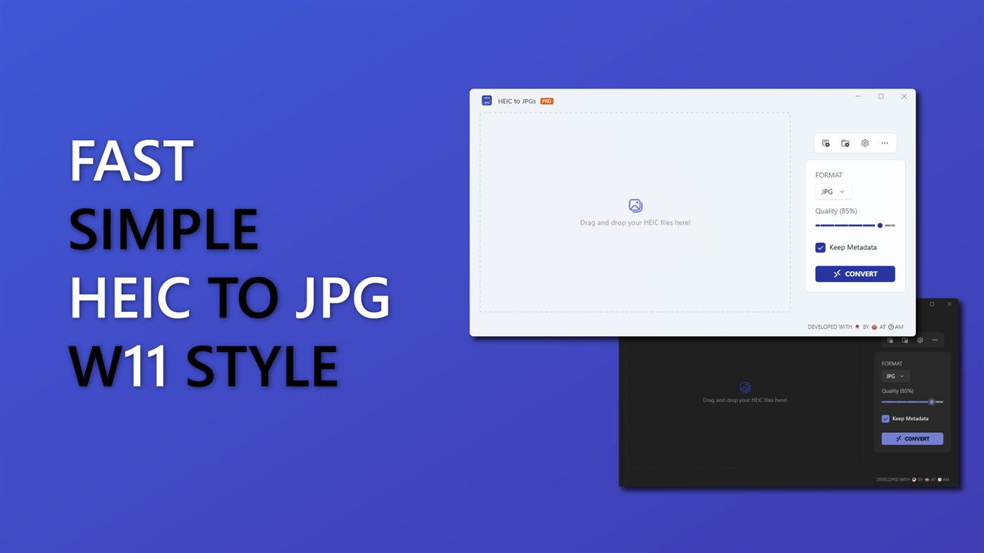 #1. HEIC. HEIC to JPG, HEIC Converter (Windows) By: 3AM Apps
