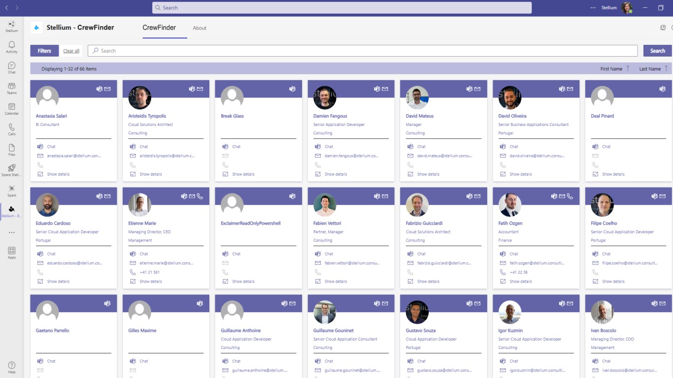 Snapshot 1 of Crew Finder