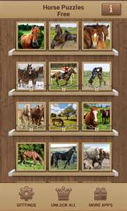 Horse Puzzles Free screenshot 1