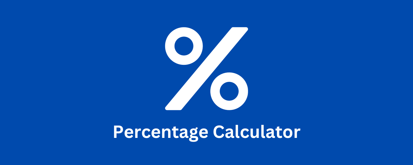 Percentage Calculator marquee promo image
