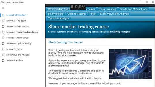 Share market investing course screenshot 1