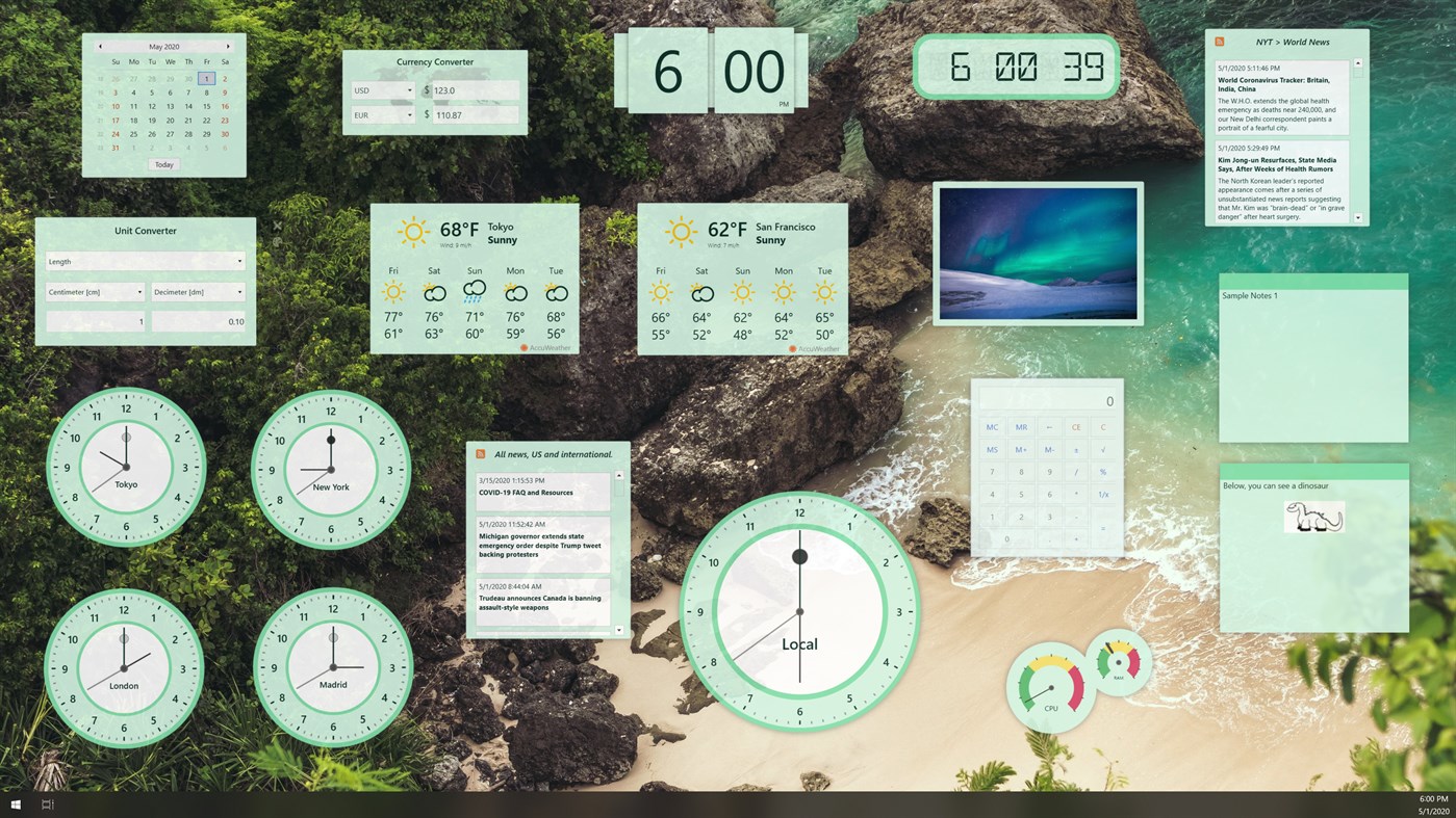 #9. Widget Launcher (Windows) De: Chan Software Solutions