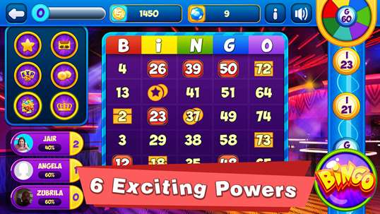 Bingo Power Free Game screenshot 2