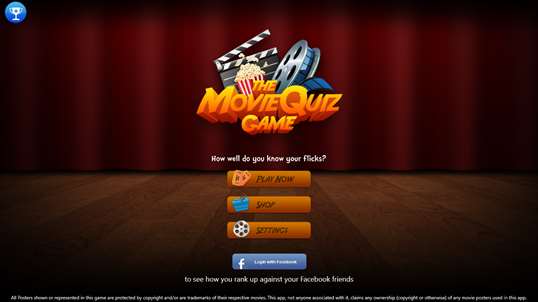 Movie Quiz Game - Guess Movie Posters screenshot 1