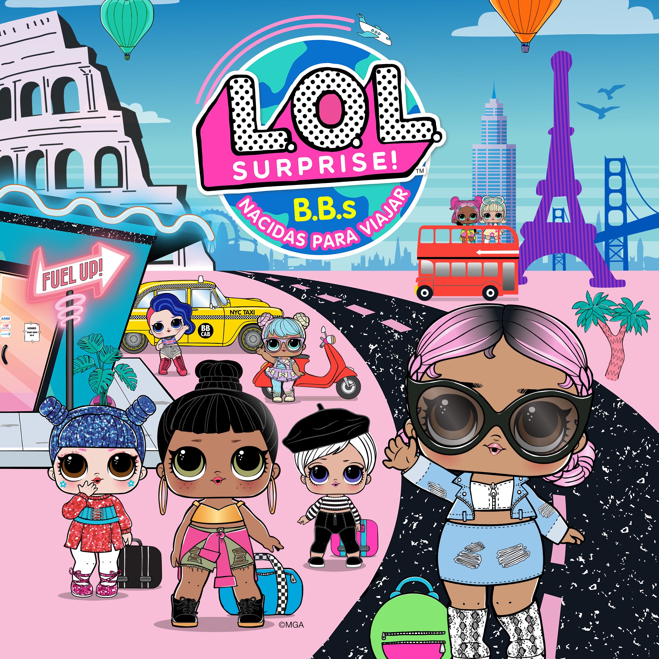L.O.L. Surprise! B.B.s NACIDAS PARA VIAJAR™