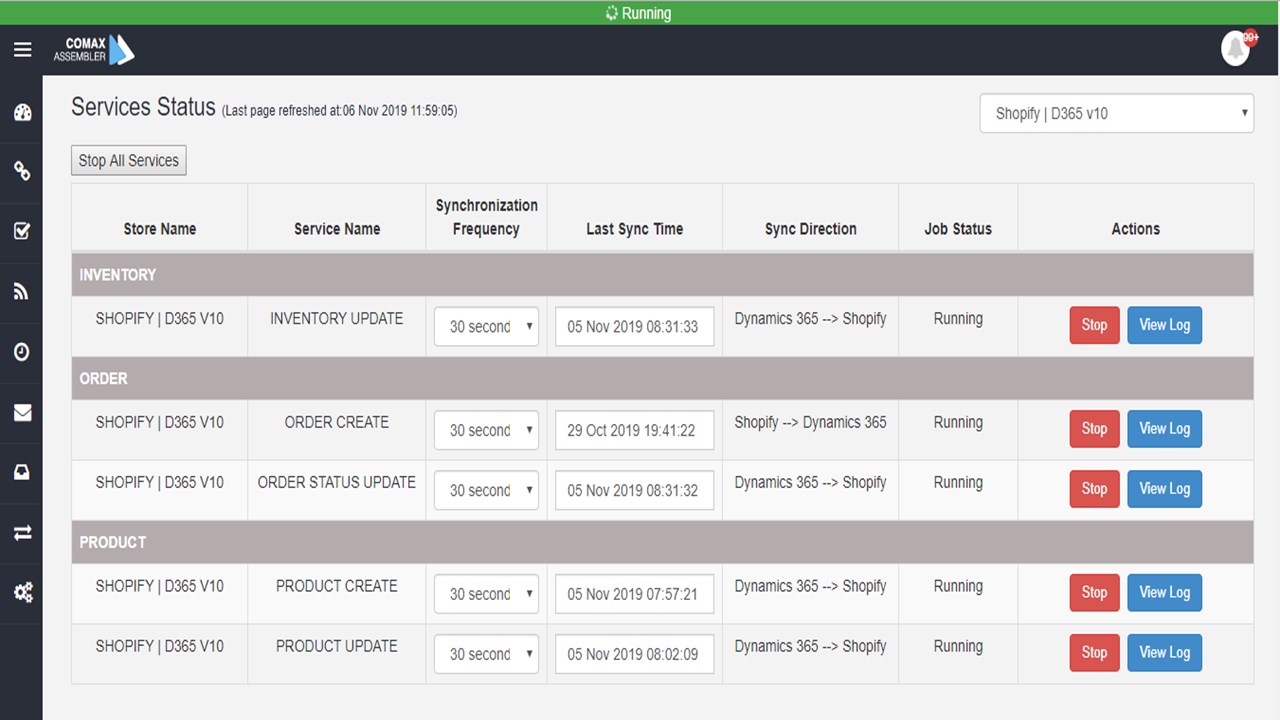 Snapshot 5 of Shopify & Microsoft Dynamics 365 for Finance and Operations Integration