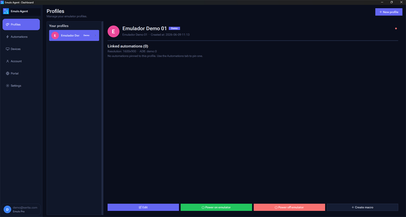 #1. EmuloAgent (Windows) بواسطة: Sertta