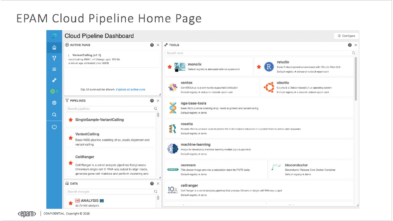 Snapshot 1 of EPAM Cloud Pipeline