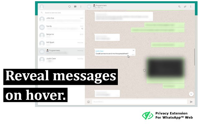 whatsapp web blur edge