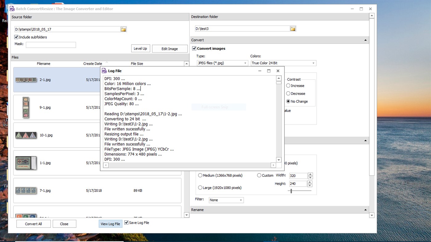 #4. Batch ConvertResize : The Image Converter and Editor (Windows) Által: Dmitrijs Volkovs