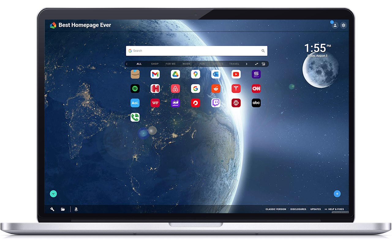 Best Homepage Ever: New Tab Launcher