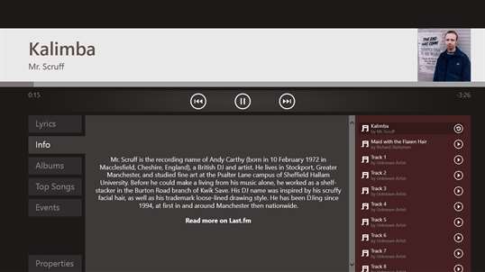 LyrAMP Music Player screenshot 1