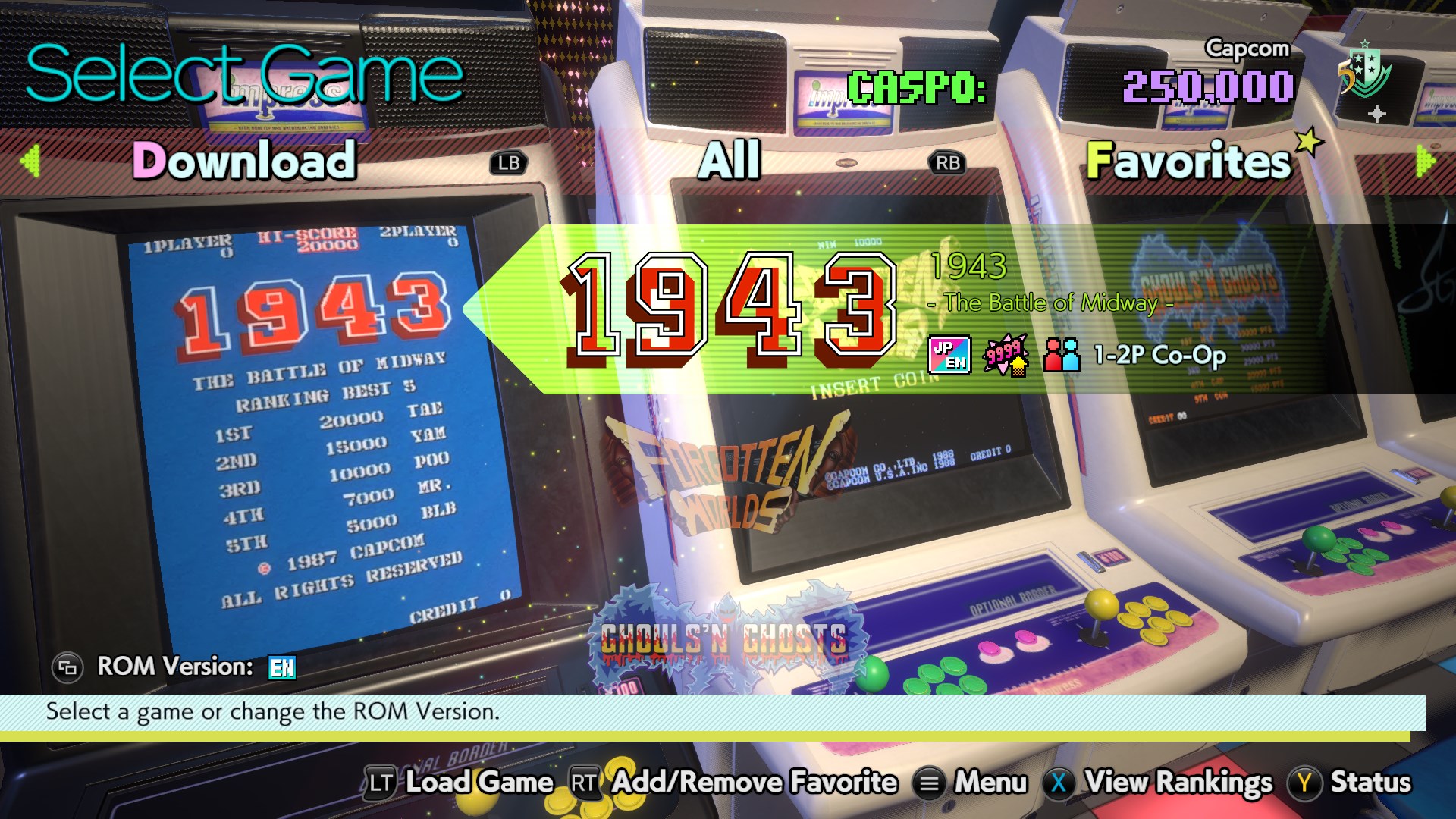 Capcom Arcade Stadium: Invincibility | Xbox | Chiave | Privato