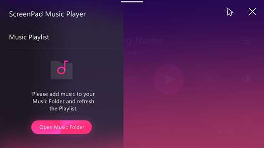 ScreenPad Music Player screenshot 3