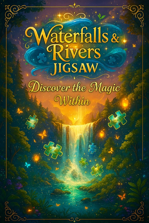 Waterfalls & Rivers Jigsaw for PC & XBOX Xbox Series X|S and Xbox One cover art