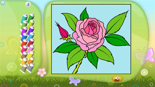 Flowers - Color by Numbers screenshot 2