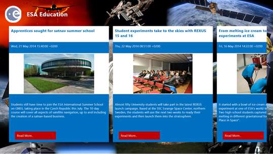European Space Agency News screenshot 2