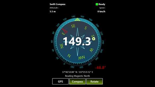 Swift Compass screenshot 1