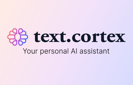 TextCortex: Personal AI Assistant & AI Writer small promo image