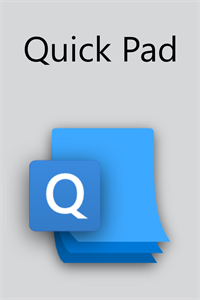Quick Pad - UWP Notepad