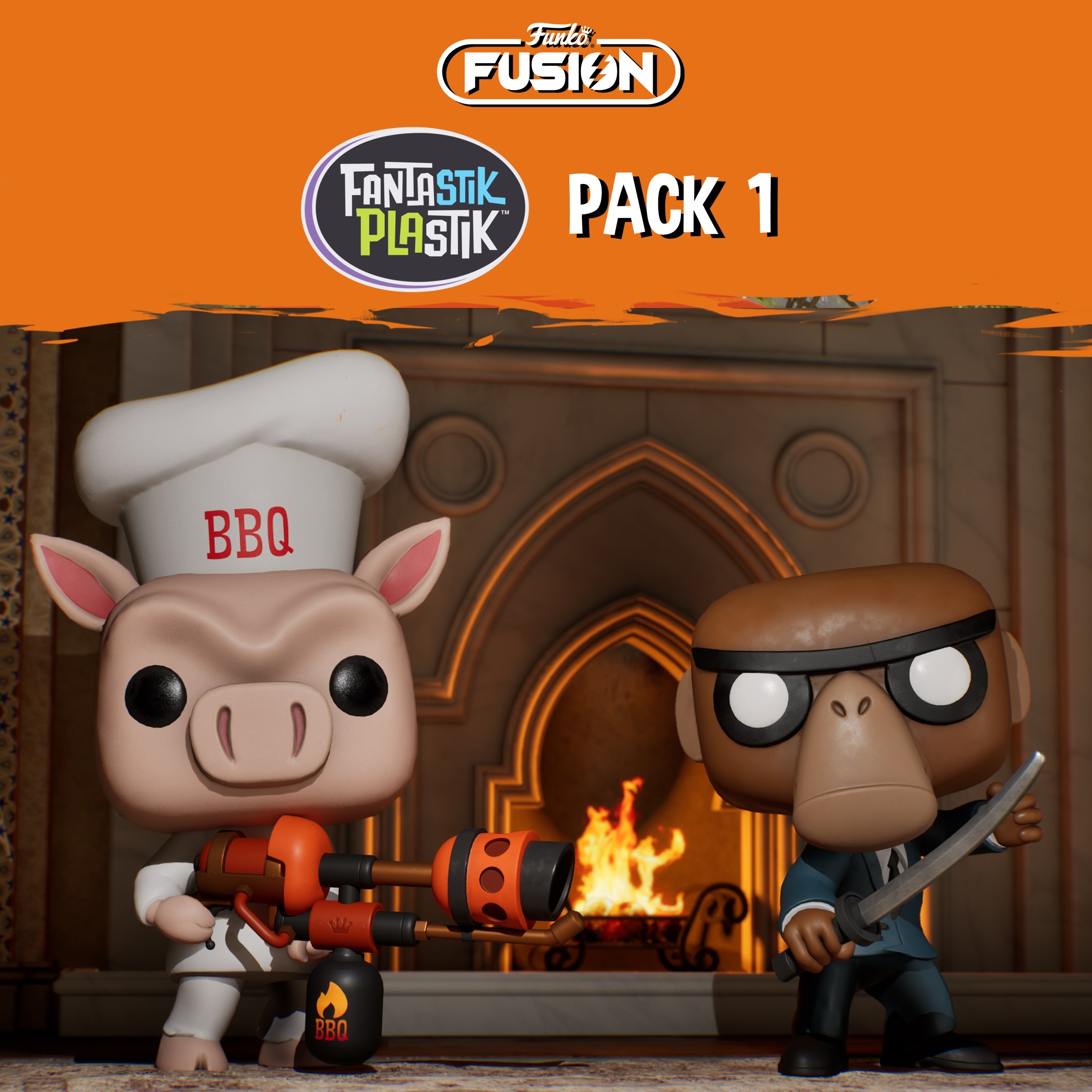Funko Fusion - Fantastik Plastik Pack 1 - Monkey Assassin and Sam