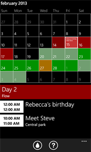 Women's calendar screenshot 3