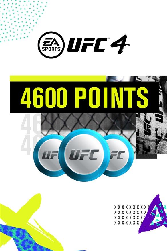 UFC 4 - 4600 UFC POINTS Xbox Series X|S and Xbox One cover art