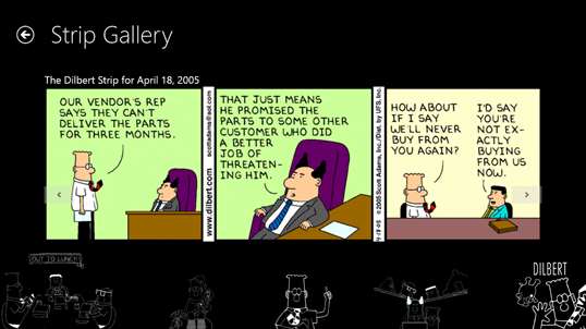 Fast Dilbert Reader screenshot 3