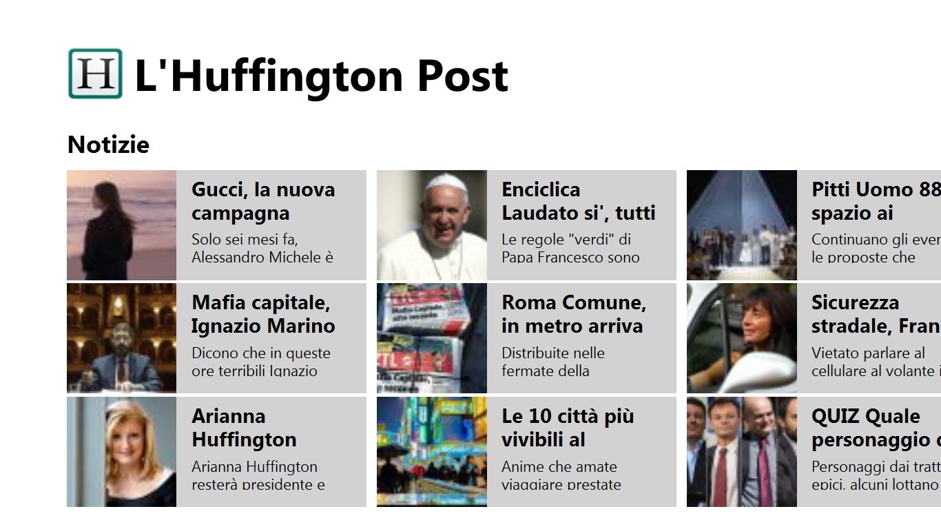 L'Huffington Post Italia for Windows 10