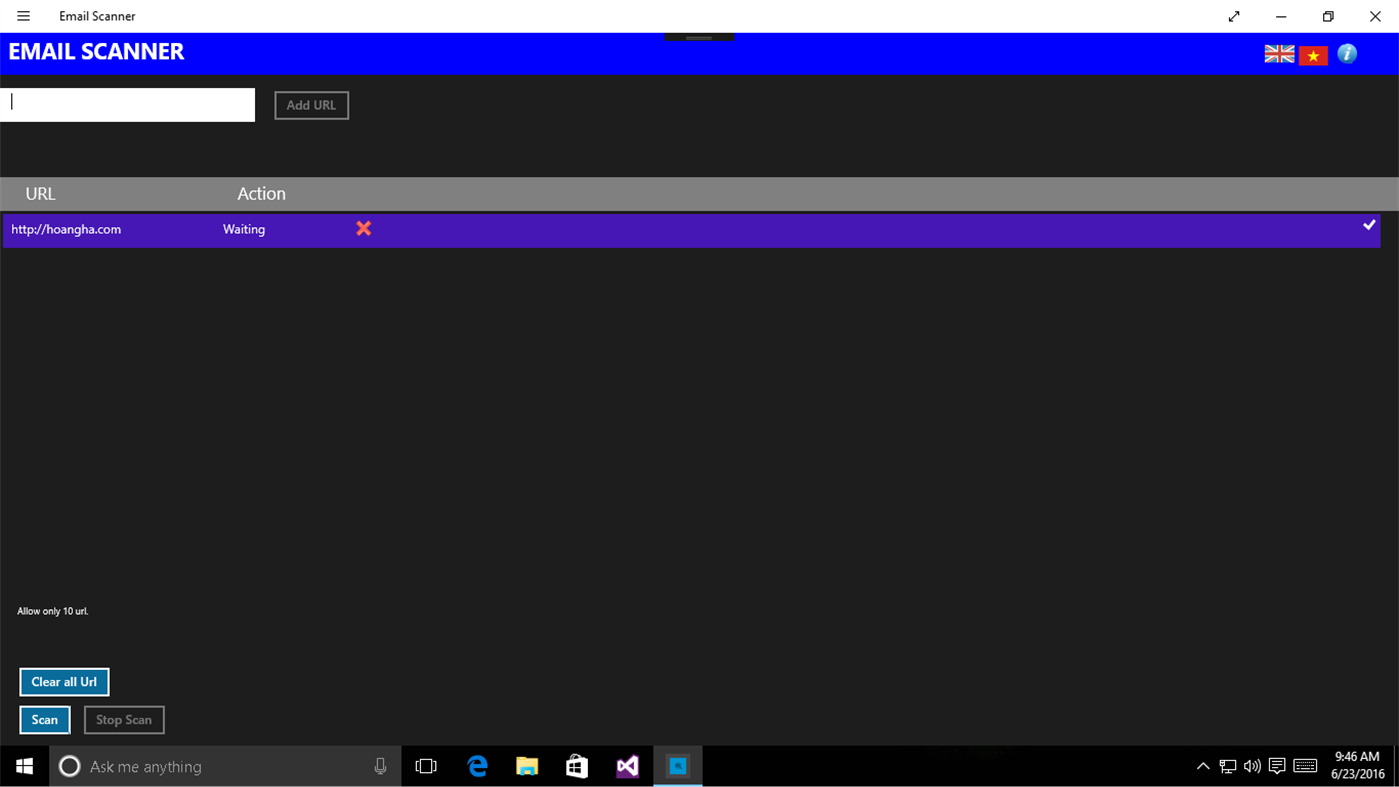 #1. Email Scanner (Windows) 由: hoangdangal