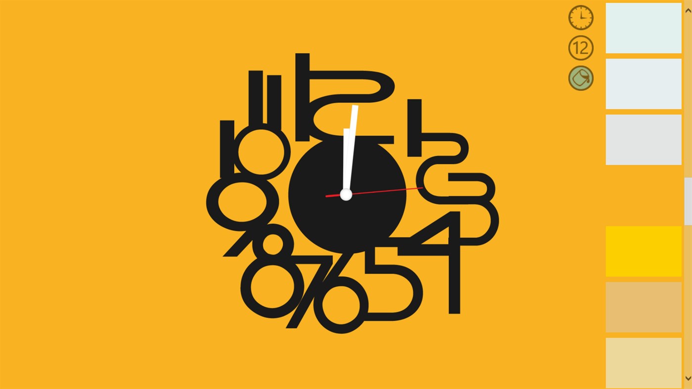 #6. Wall Clock HD (Windows) By: Kurt Dowswell