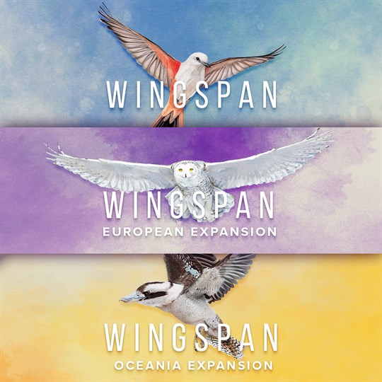 Wingspan + European Expansion + Oceania Expansion for xbox