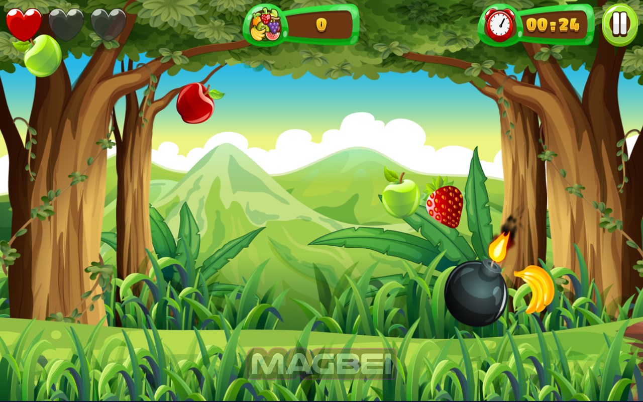 Fruit Slasher Game - Runs Offline