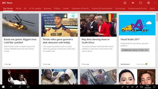 News Reader for BBC News screenshot 1